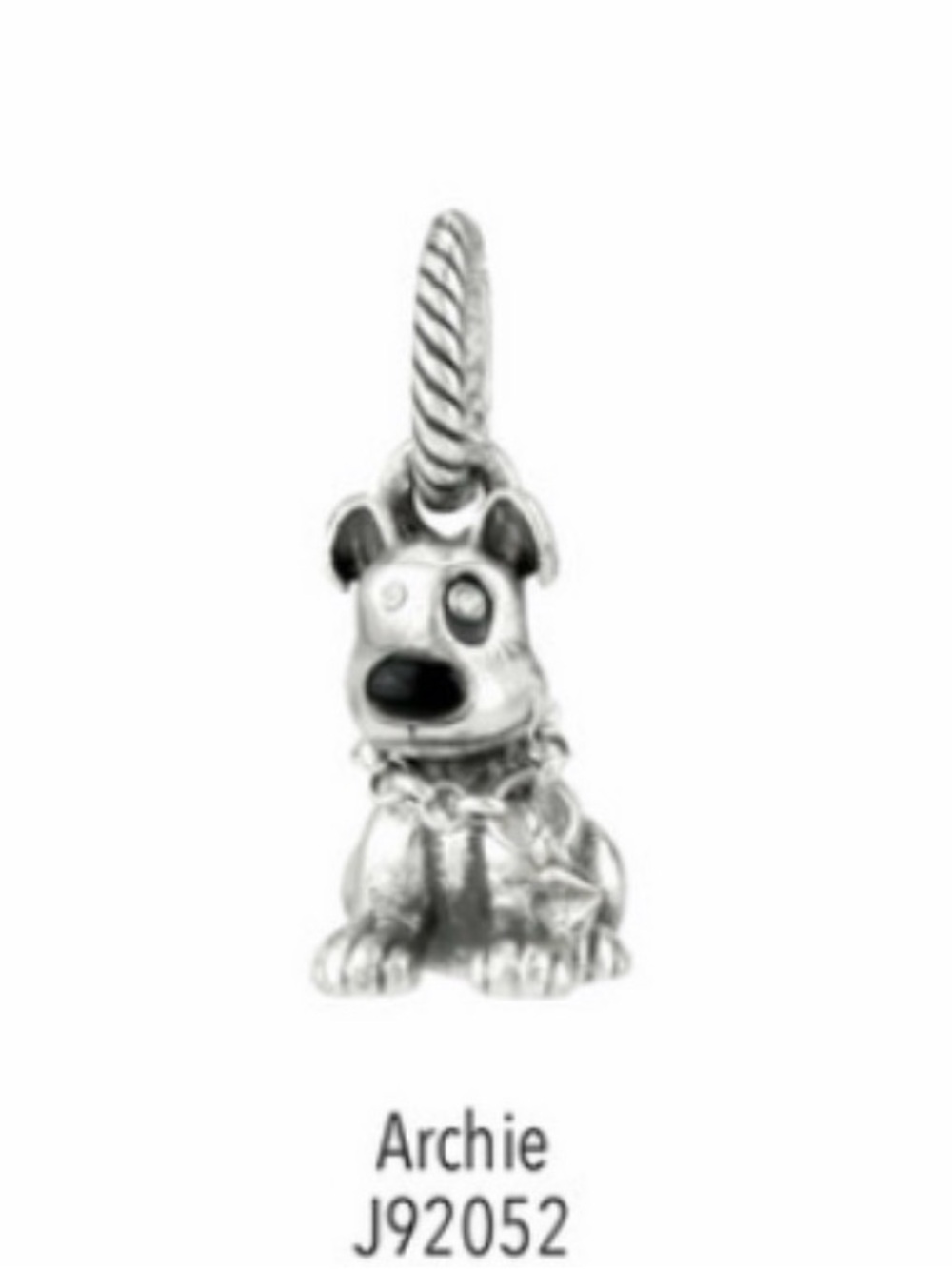 🐶 Brighton Silver 🐕 Dog Charm Pendant